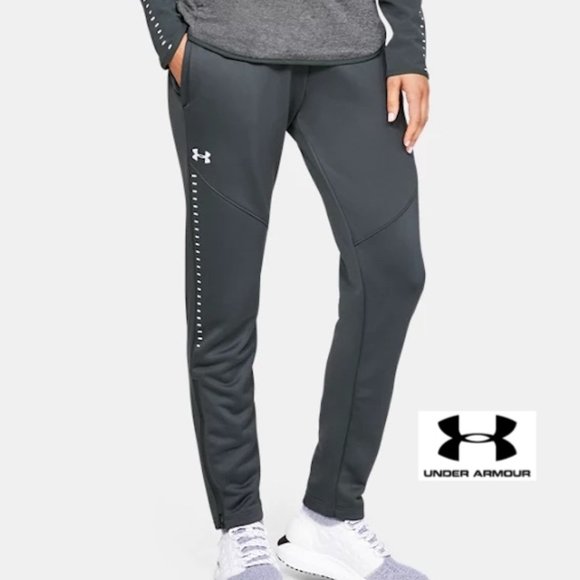 NWT UNDER ARMOUR Women's UA Knit Warm-Up Hybrid Pants - Picture 1 of 7